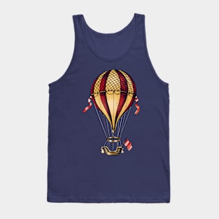 Vintage Balloon Illustration Tank Top